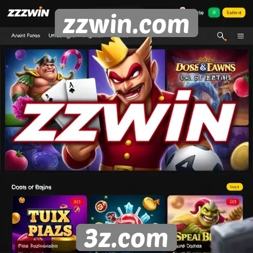 Análise da oferta de jogos em zzwin.com