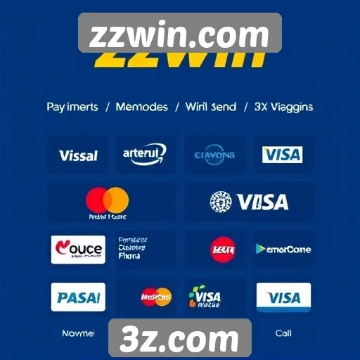 Diversidade de métodos de pagamento no zzwin.com