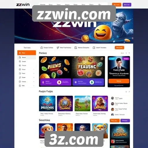 Interface de usuário do zzwin.com é amigável